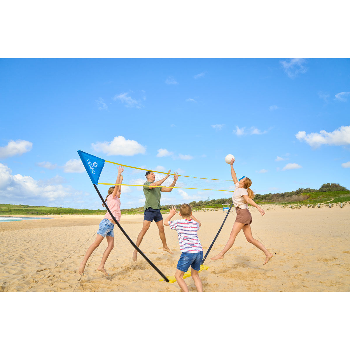 Verao Ezyplay Volleyball Badminton Set