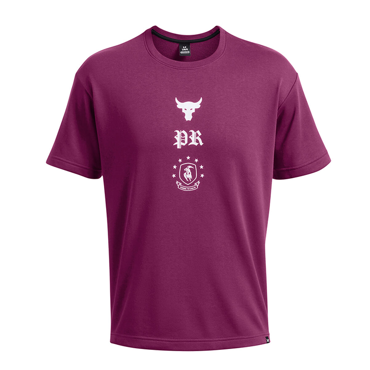 Under Armour Project Rock Mens Terry Gym Tee