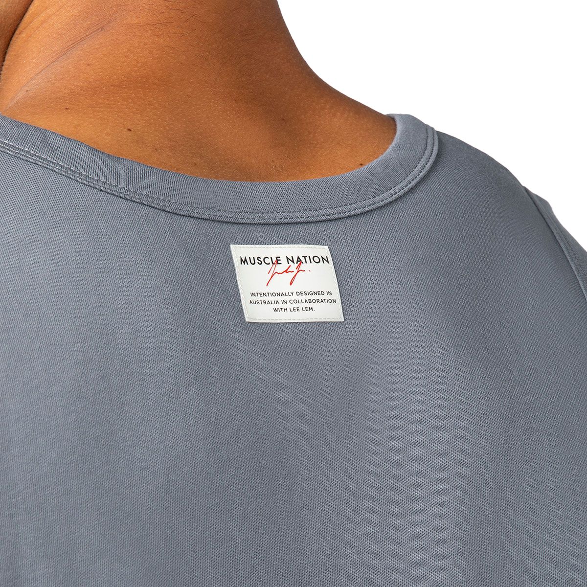 Muscle Nation Mens Lee Lem Loop Back Tank