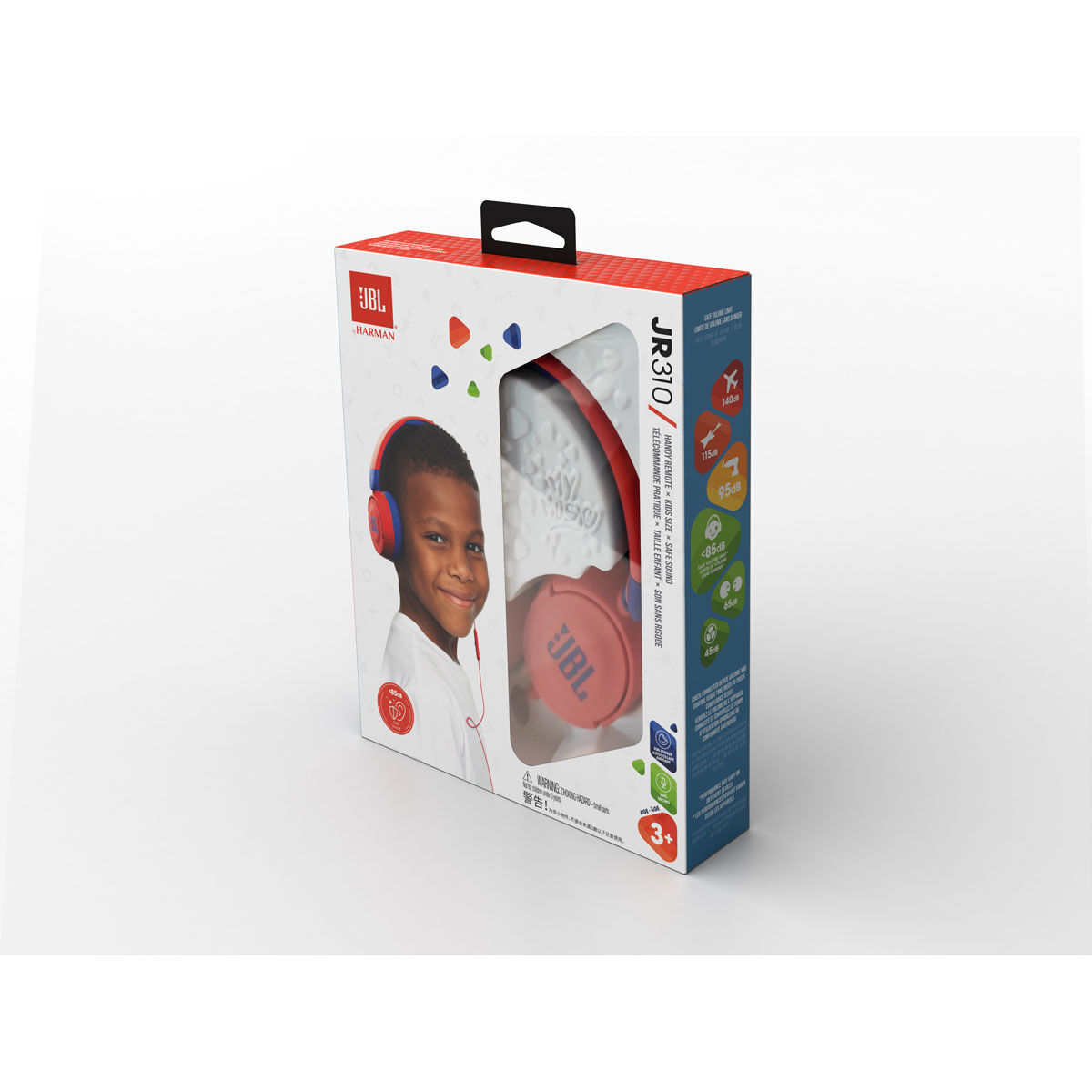 JBL JR310 Wired Kids Headphones Red