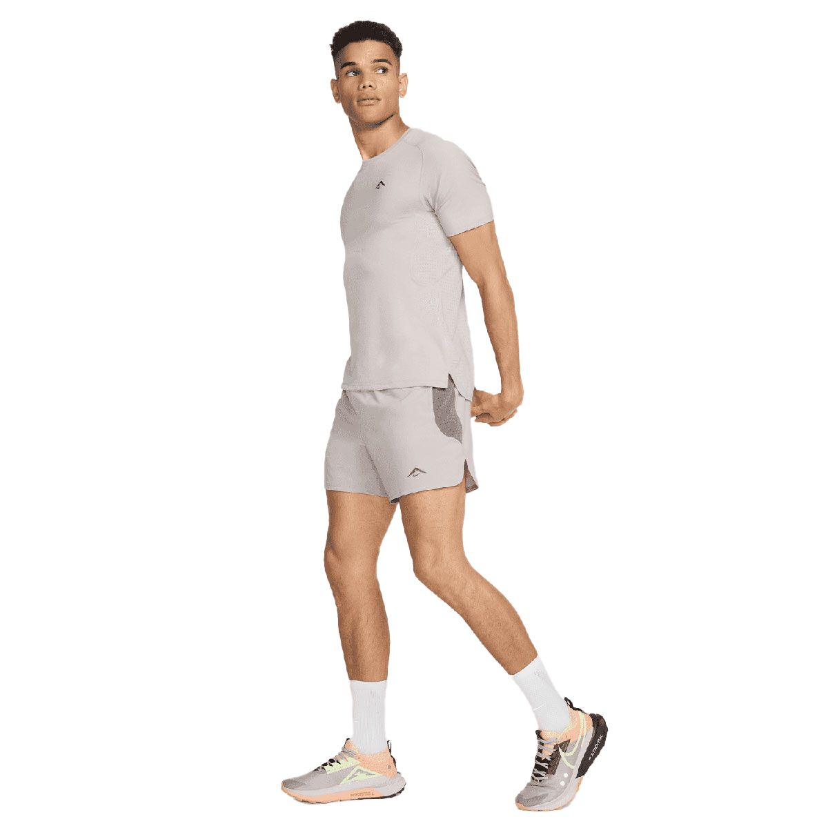 Nike Mens Trial Dri-FIT 6 Inch Brief-Lined Running Shorts