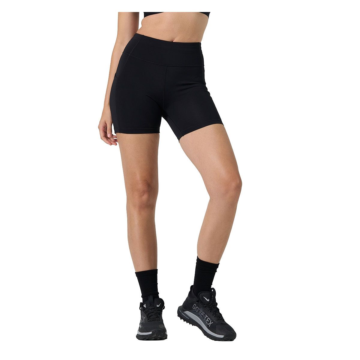 Ell/Voo Womens Essentials 5 Inch Pocket Short Tights