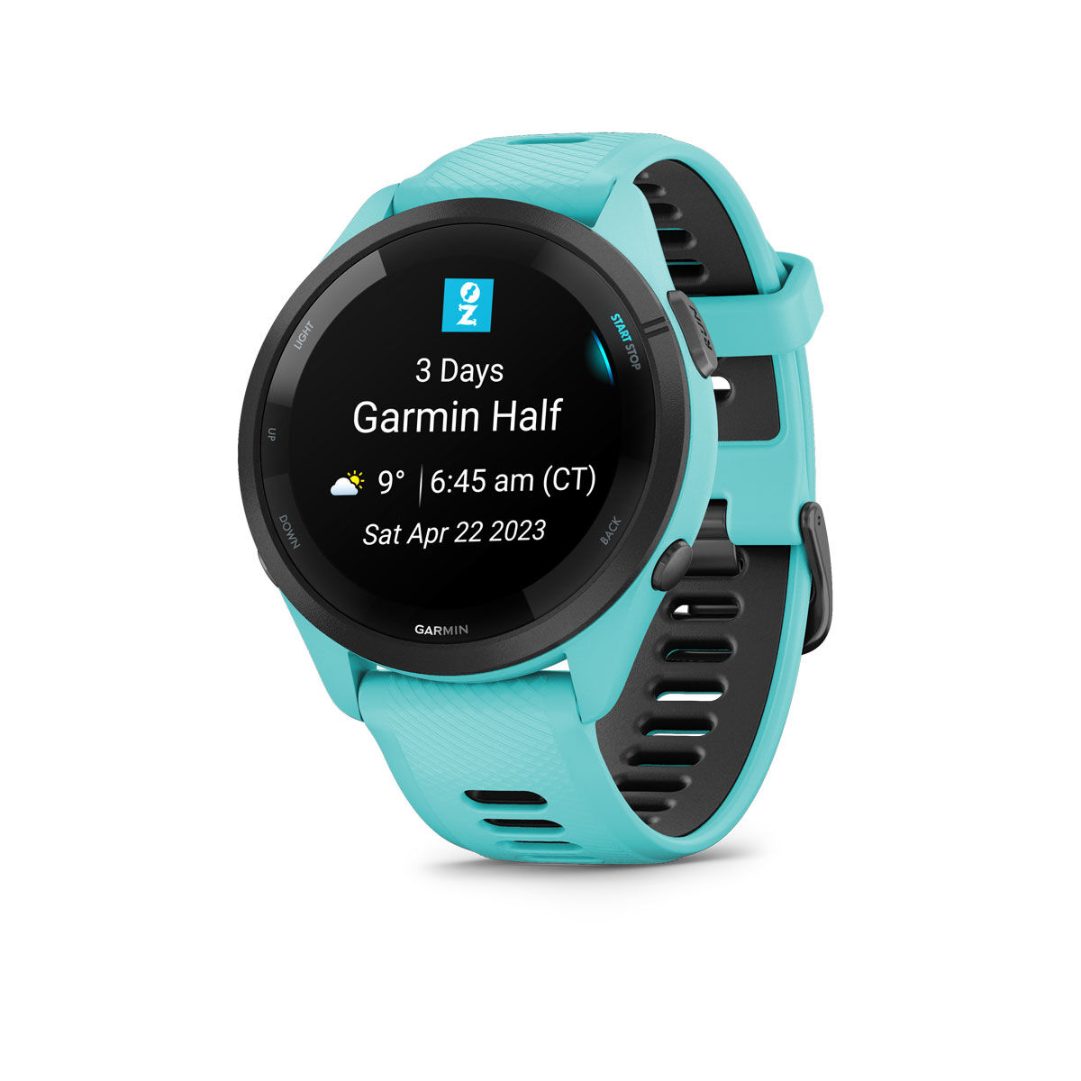 Garmin Forerunner 265 Watch - Aqua Black