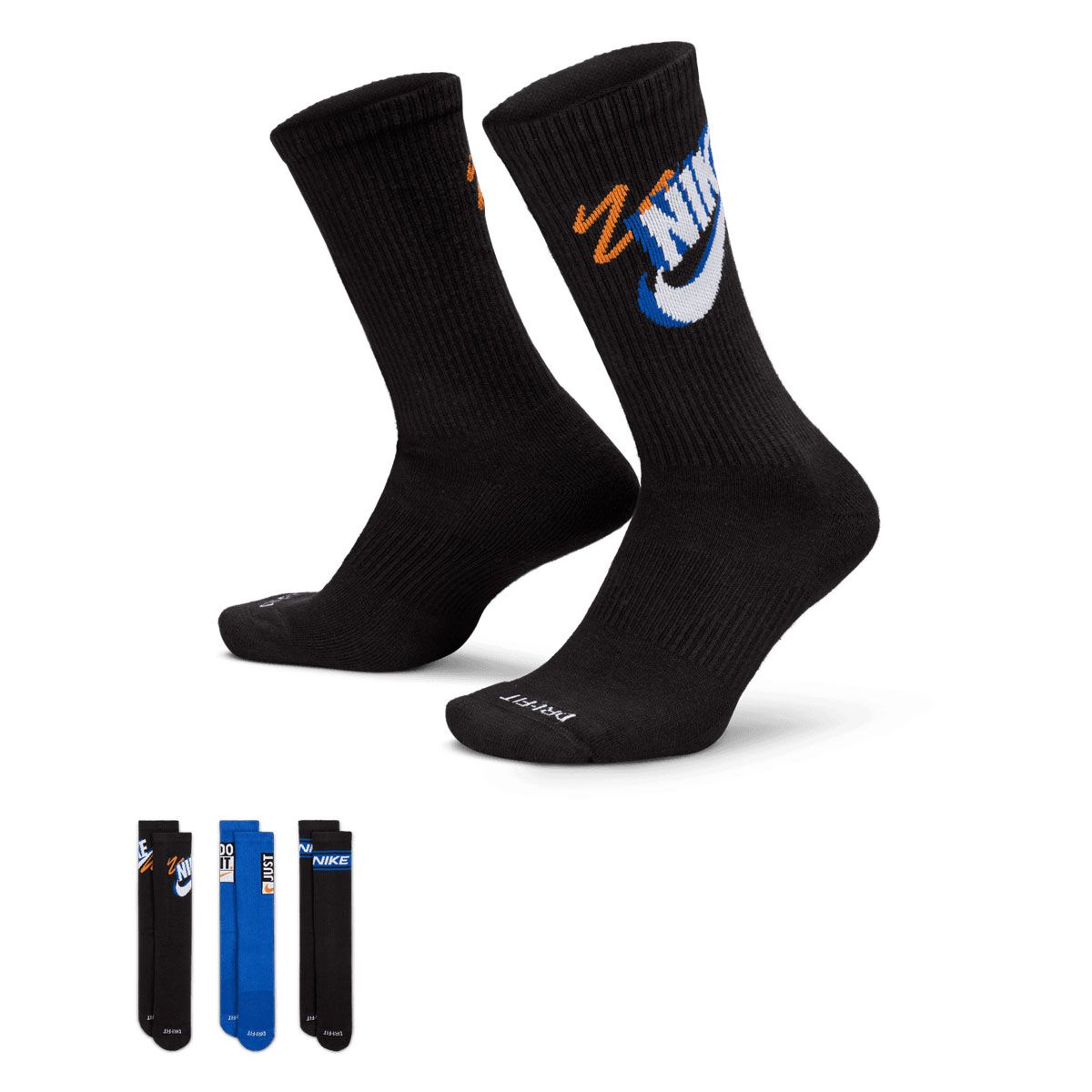 Nike Everyday Plush Crew 3 Pack Socks
