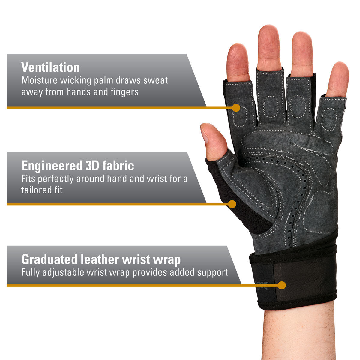 Harbinger BioFlex Elite Wrist Wrap Glove