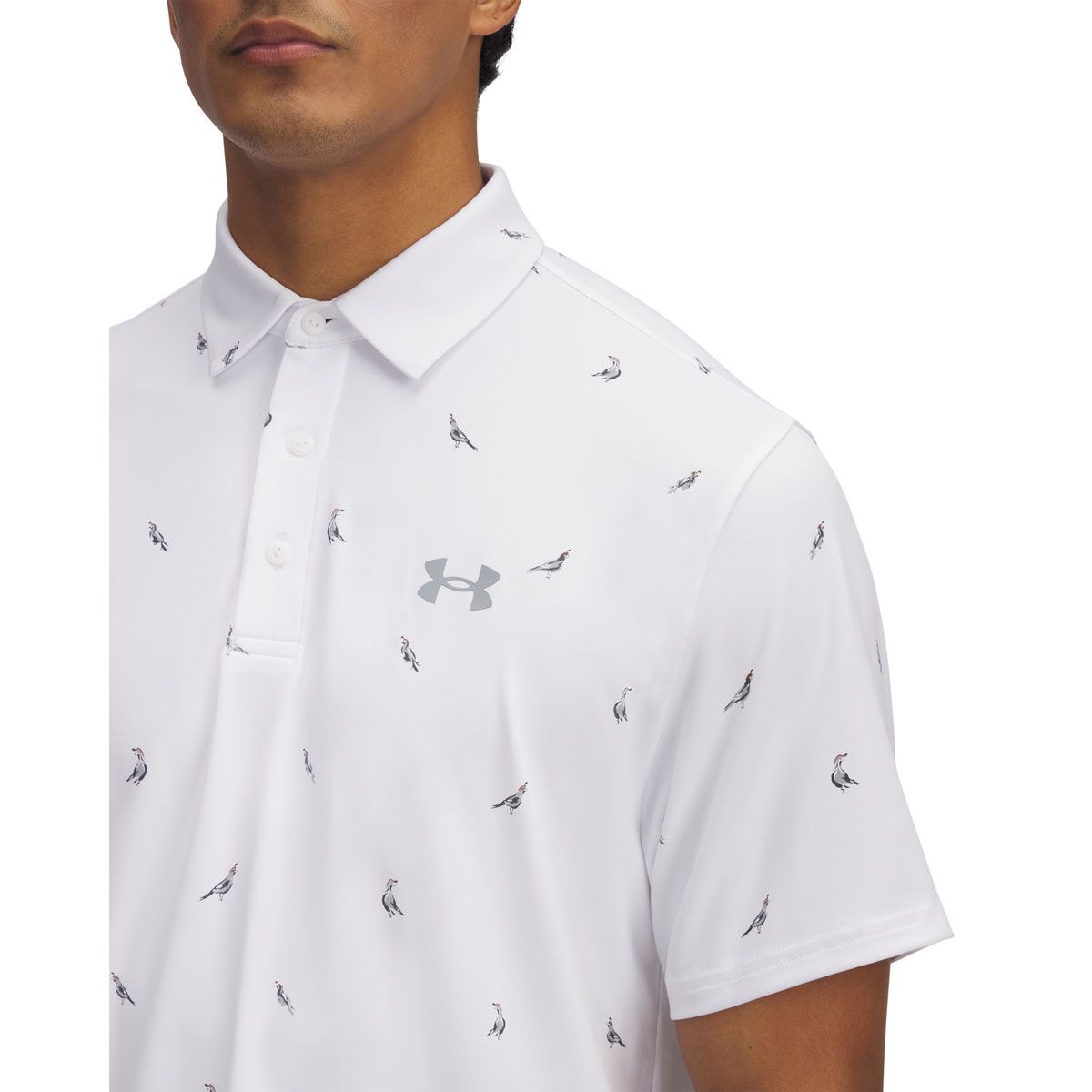 Under Armour Mens Playoff 3.0 Printed Polo Shirt