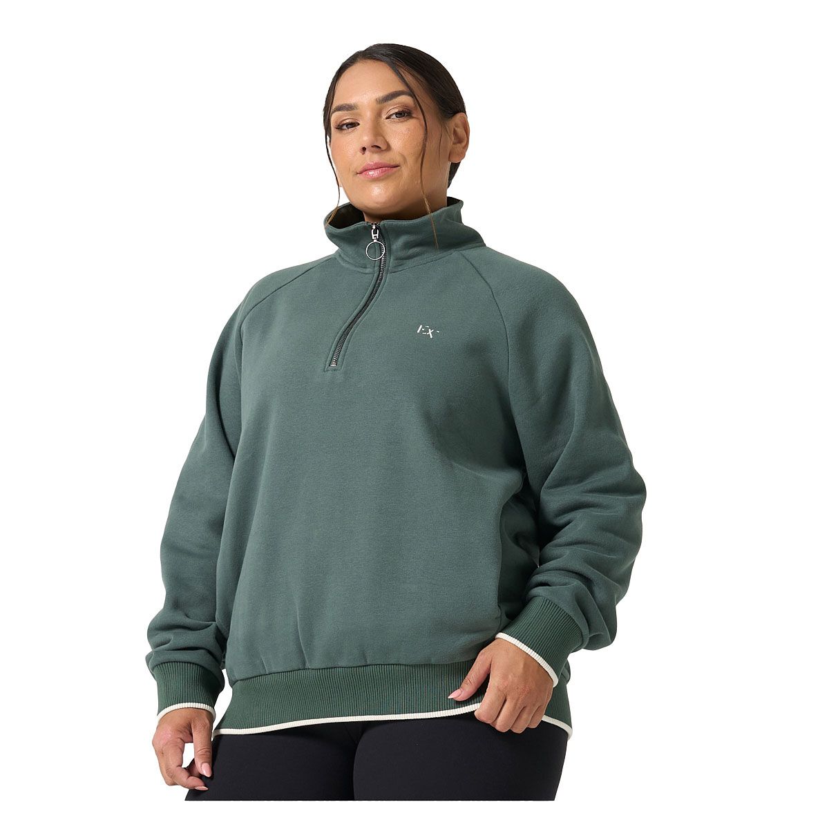 Ell/Voo Womens Freja Fleece 1/4 Zip Pullover