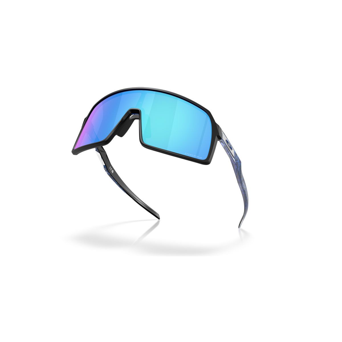 Oakley Sutro Sunglasses - Matte Black with Sapphire Prizm