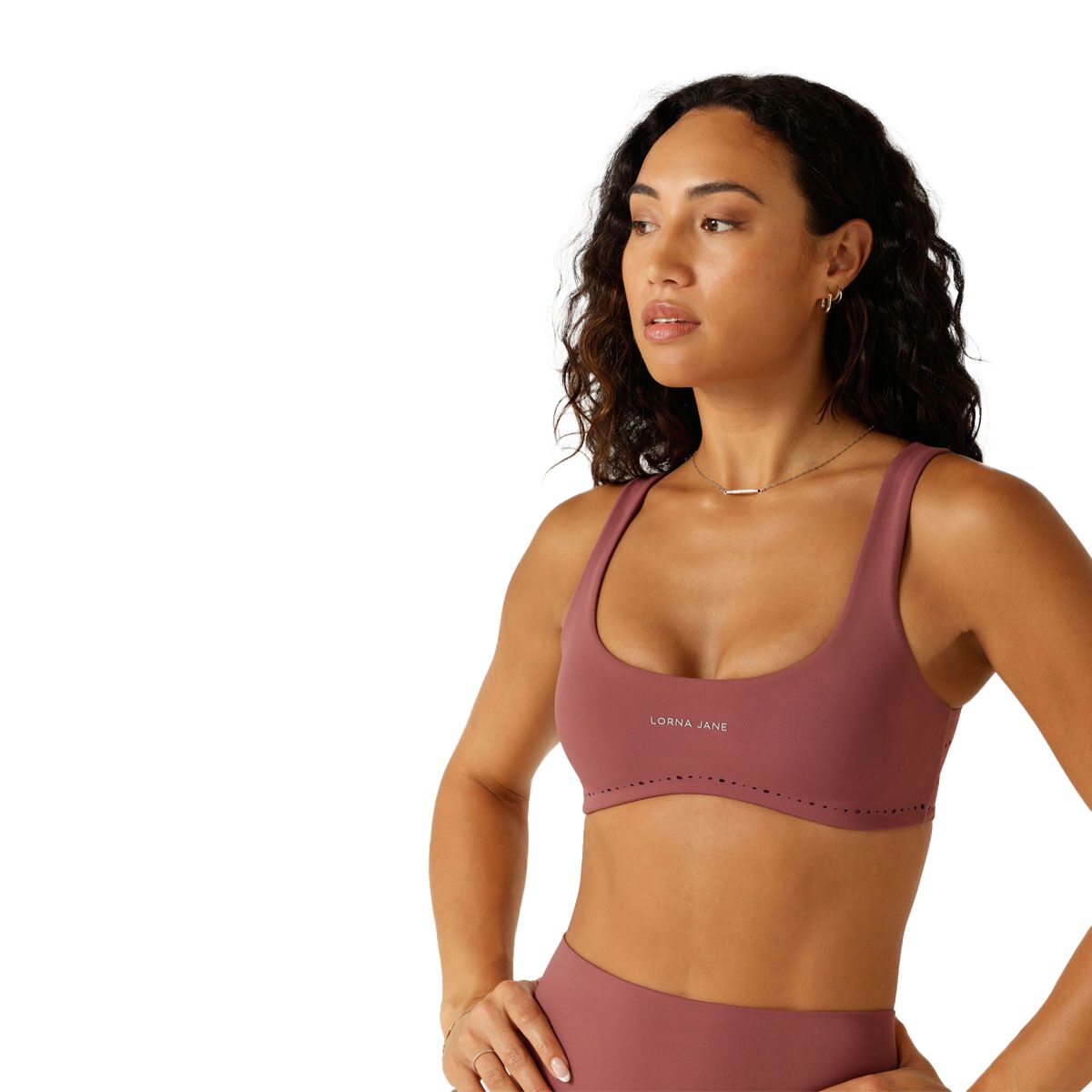 Lorna Jane Womens Reform Soft Laser Cut Sports Bra