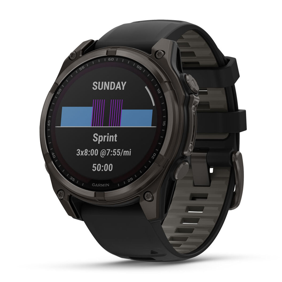 Garmin Fenix 8 47mm Sapphire Solar Watch - Black