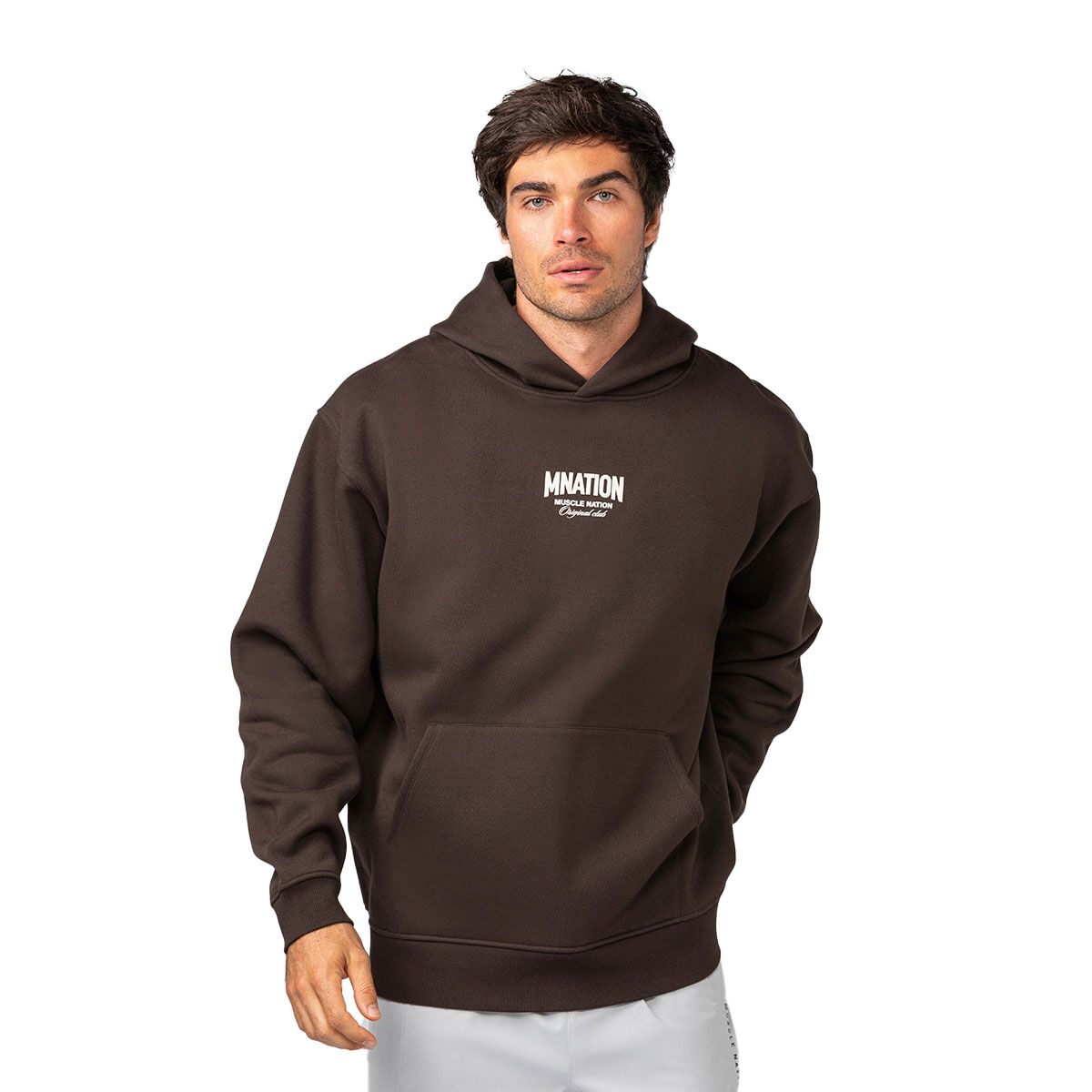 Muscle Nation Mens Heritage Oversized Hoodie