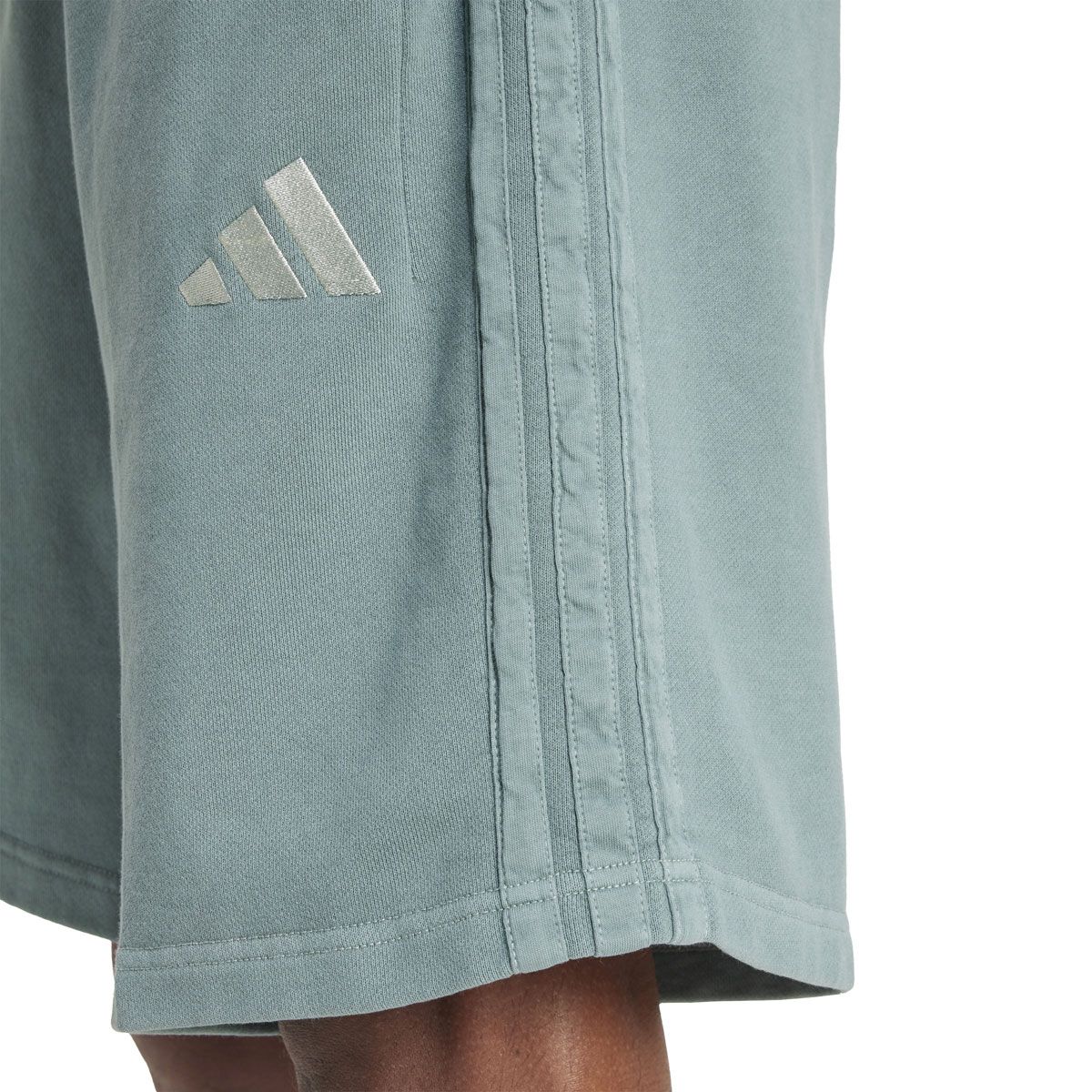 adidas Mens ALL SZN Fleece Pigment Dye Loose 8 Inch Shorts