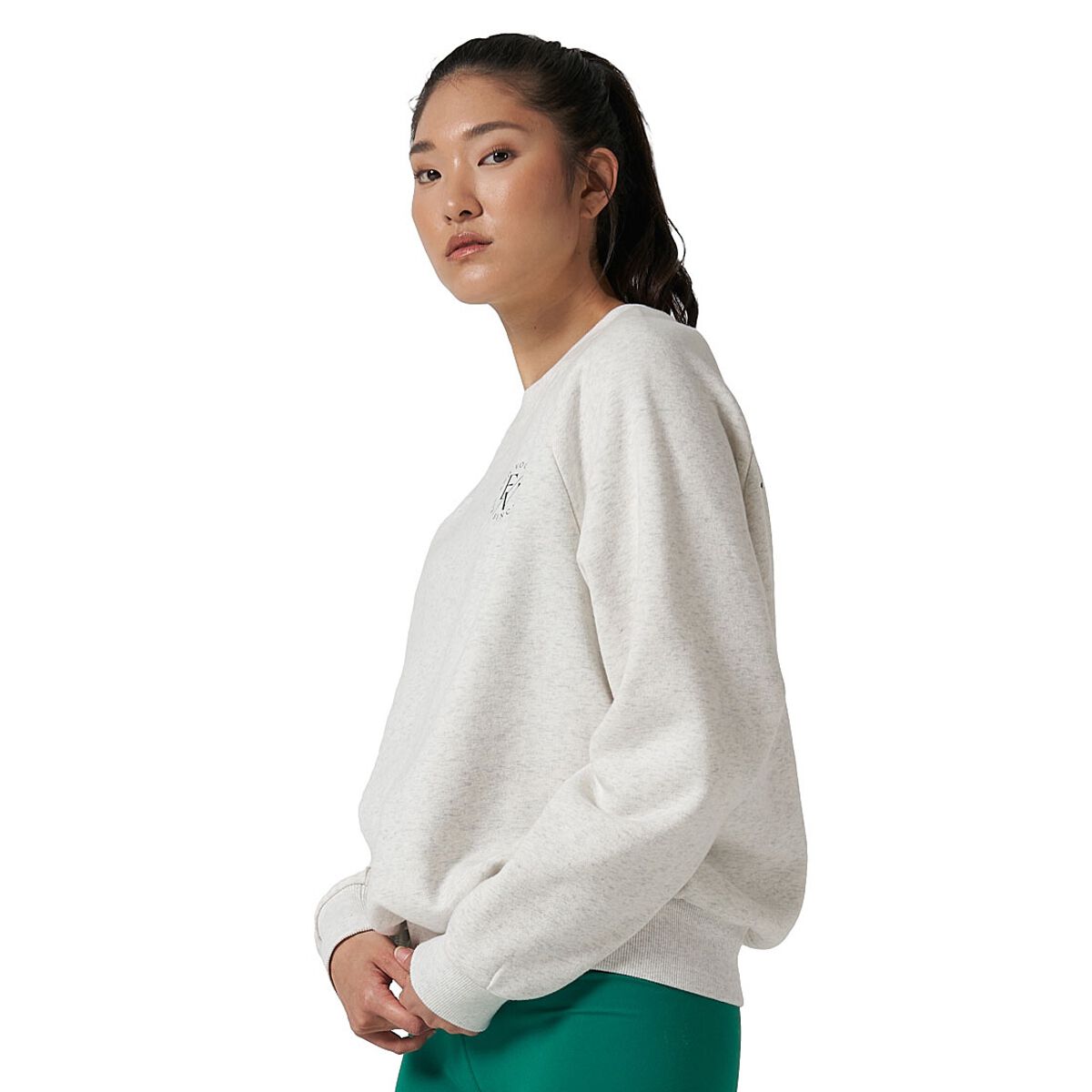 Ell/Voo Womens Mae Fleece Crew Sweatshirt