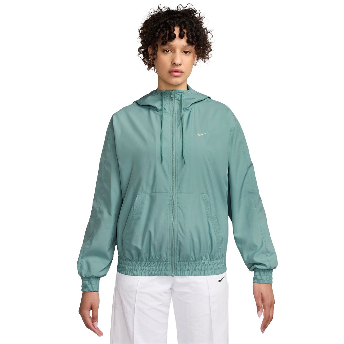 Nike Womens Sportswear Classic Woven Loose UV Hooded Jacket