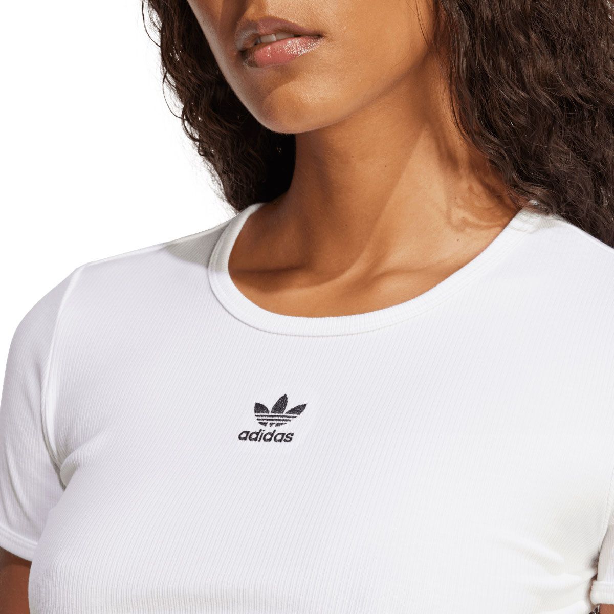 adidas Originals Womens Essentials Ribbed Tee