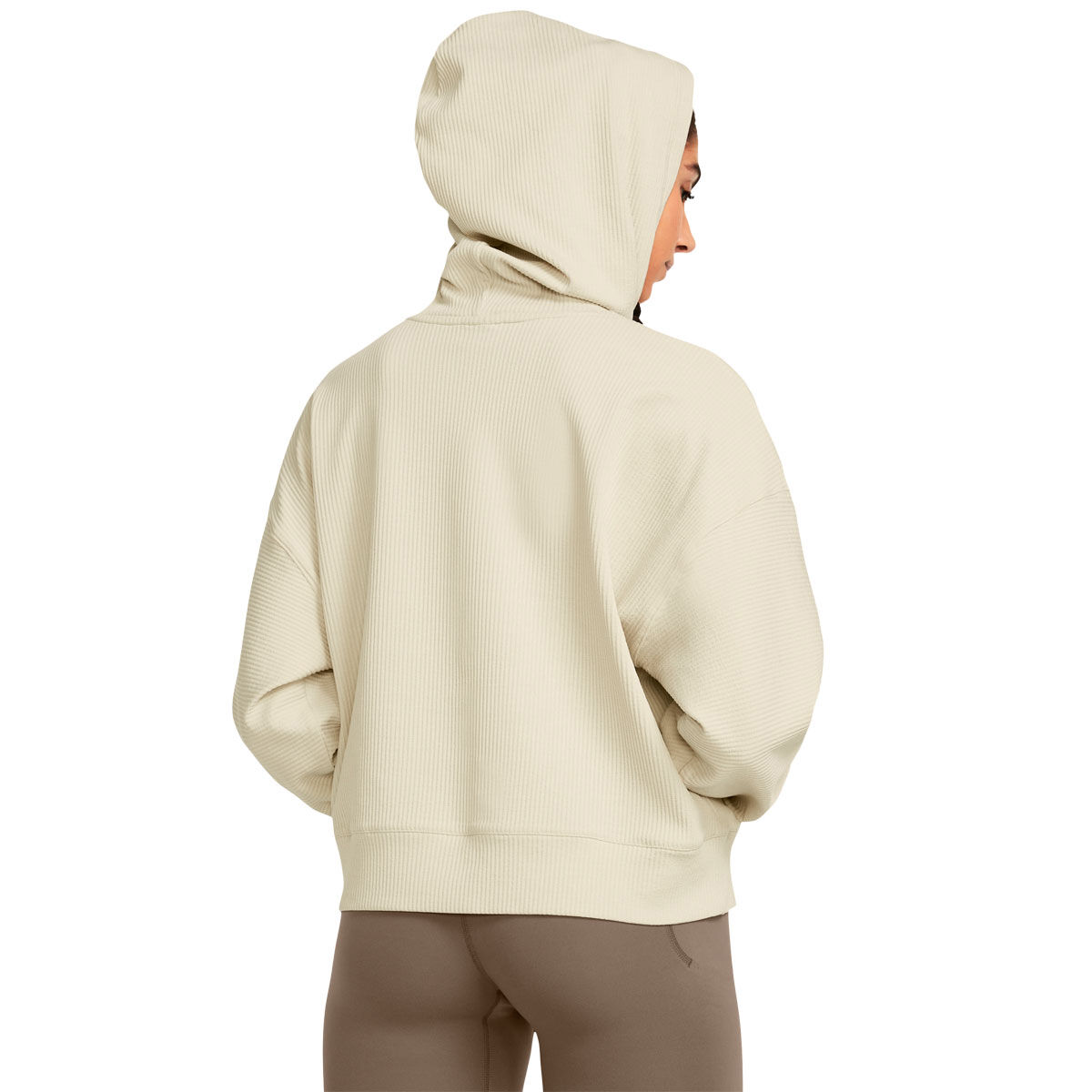 Under Armour Womens Journey Rib Oversized Pullover Hoodie