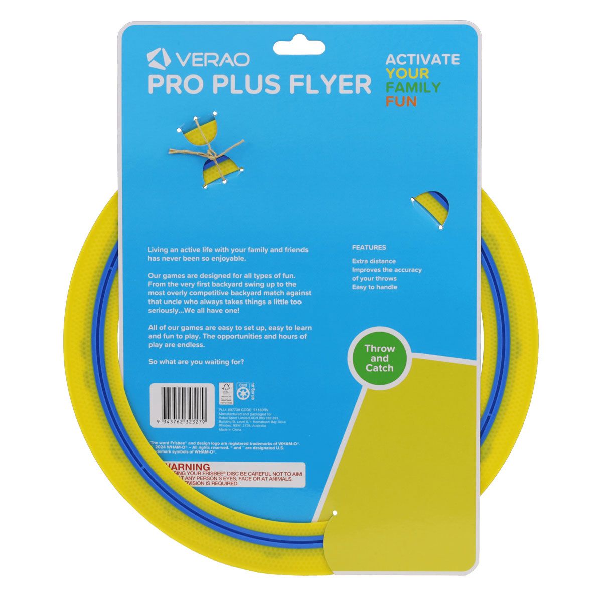 Verao by Frisbee Pro Flyer Plus