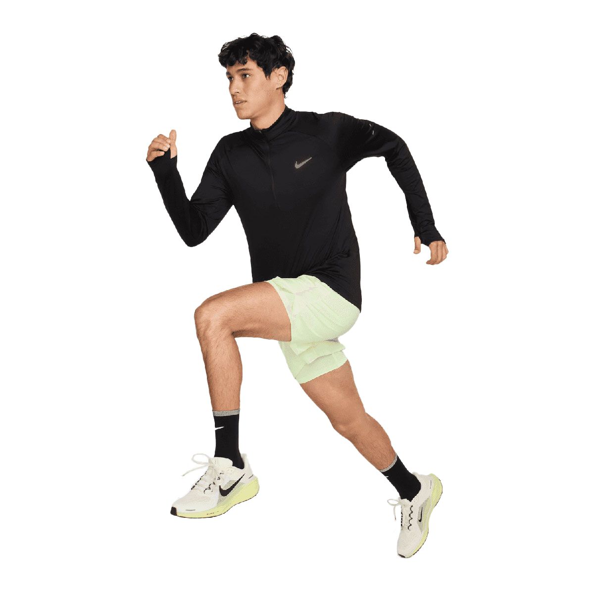 Nike Mens Stride Dri FIT Quarter Zip Running Top