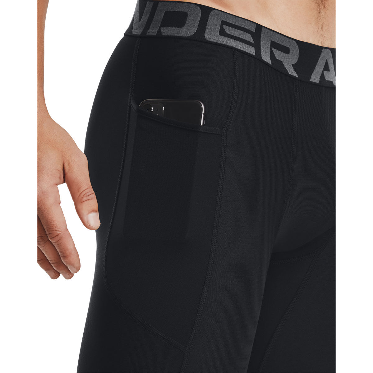 Under Armour Mens HeatGear Armour Long Compression Shorts