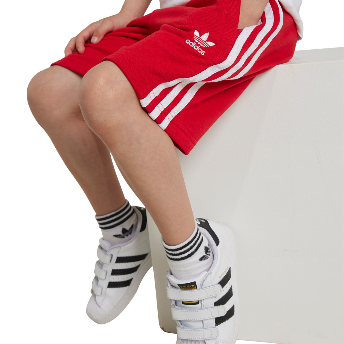 adidas Originals Kids Short & Trefoil Tee Set