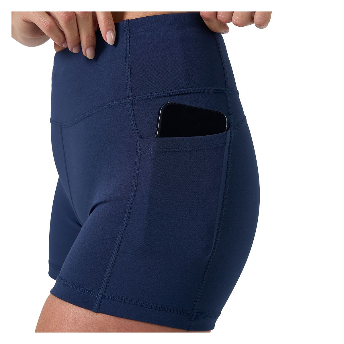 Ell/Voo Womens Essentials 3 Inch Pocket Tights