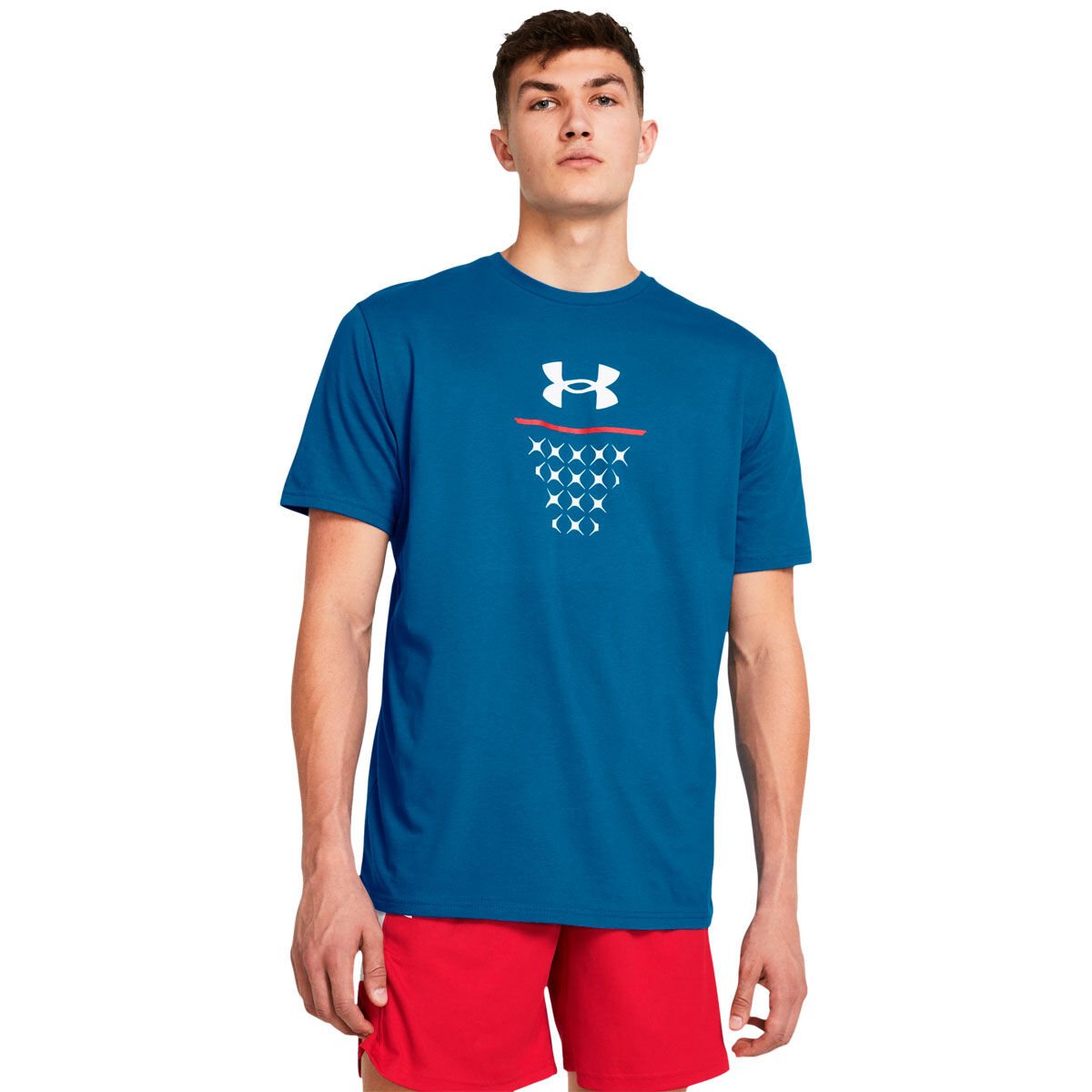 Under Armour Mens Net Icon Basketball Tee