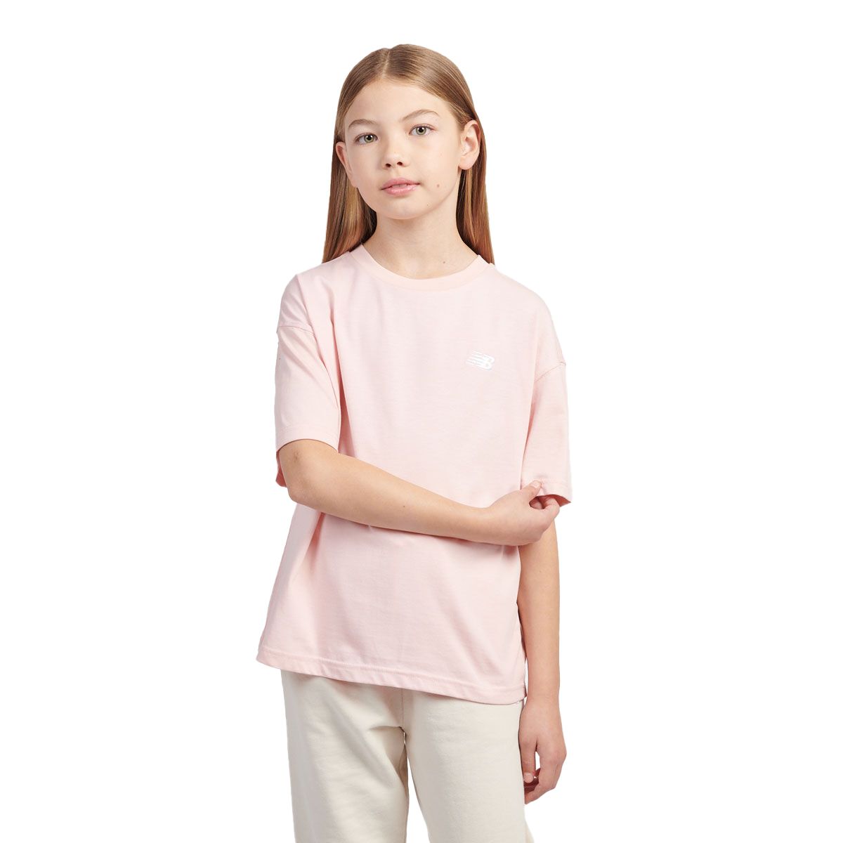 New Balance Junior Jersey Small Logo Tee
