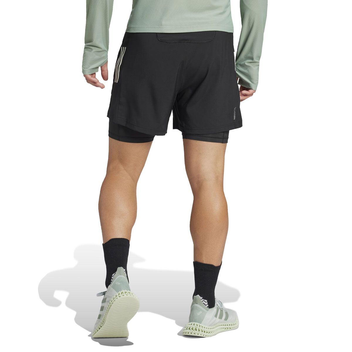 adidas Mens Own The Run 2 in 1 Running Shorts