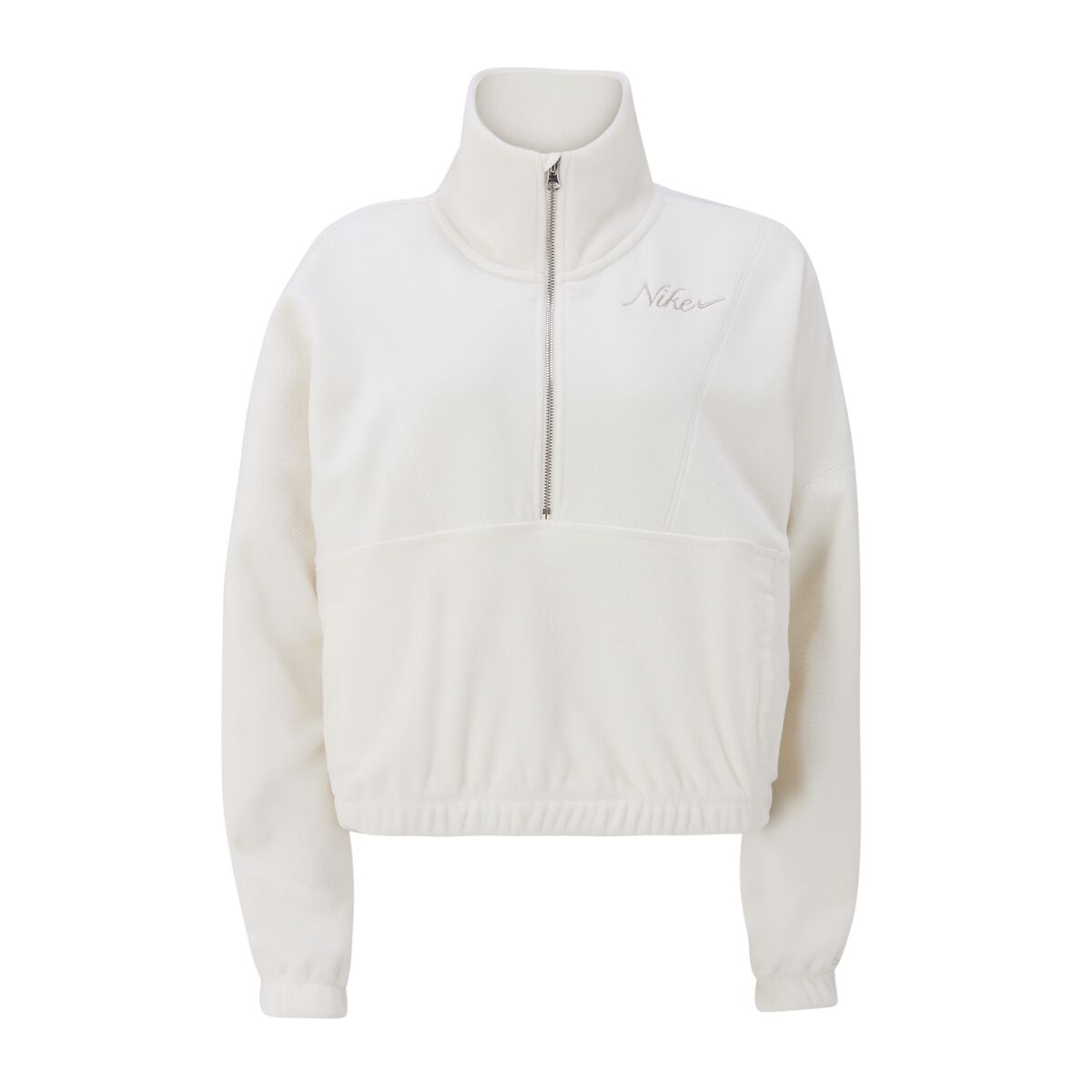 Nike Womens One Therma-FIT Fleece Oversized Half Zip Pullover