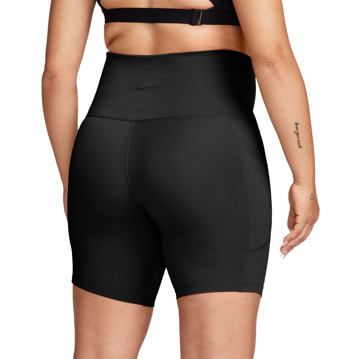 Nike Womens One Maternity Dri-FIT High Rise 8 Inch Short Tights