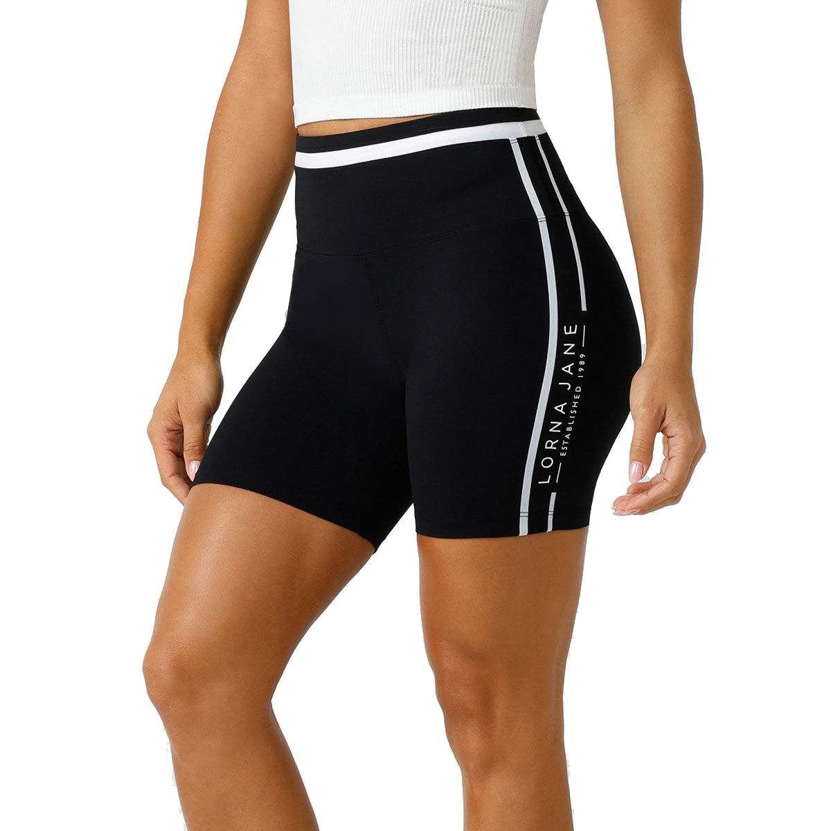 Lorna Jane Womens Swift Motion Recycled 16cm Bike Shorts