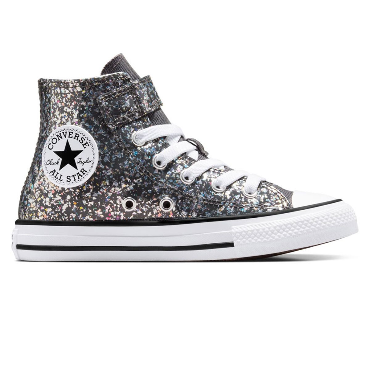 Converse Chuck Taylor All Star Glitter Easy On PS Kids Casual Shoes