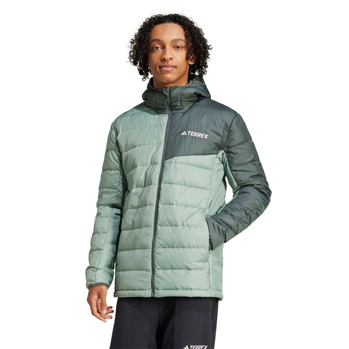 Adidas Terrex Mens Multi Light Down Hooded Jacket
