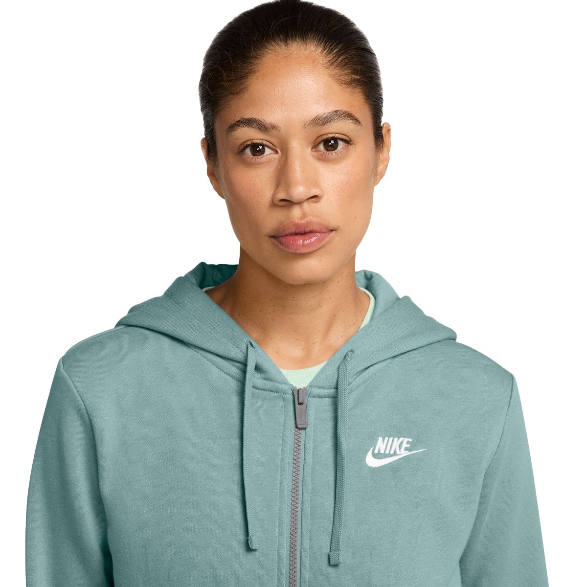 Nike Womens Sportswear Club Fleece Full Zip Hoodie