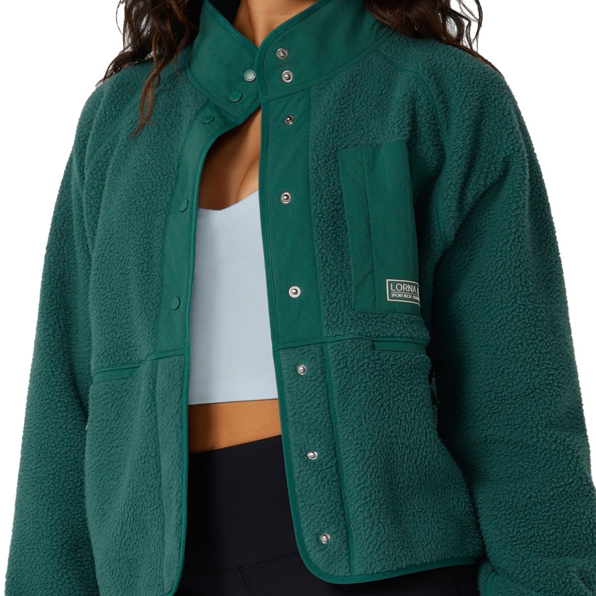 Lorna Jane Womens Adventure Sports Sherpa Fleece Jacket