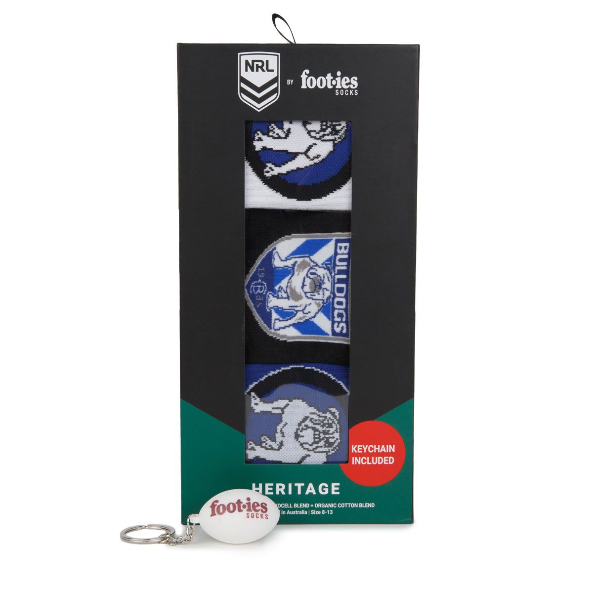 Canterbury-Bankstown Bulldogs 3 Pack Sock Gift Pack