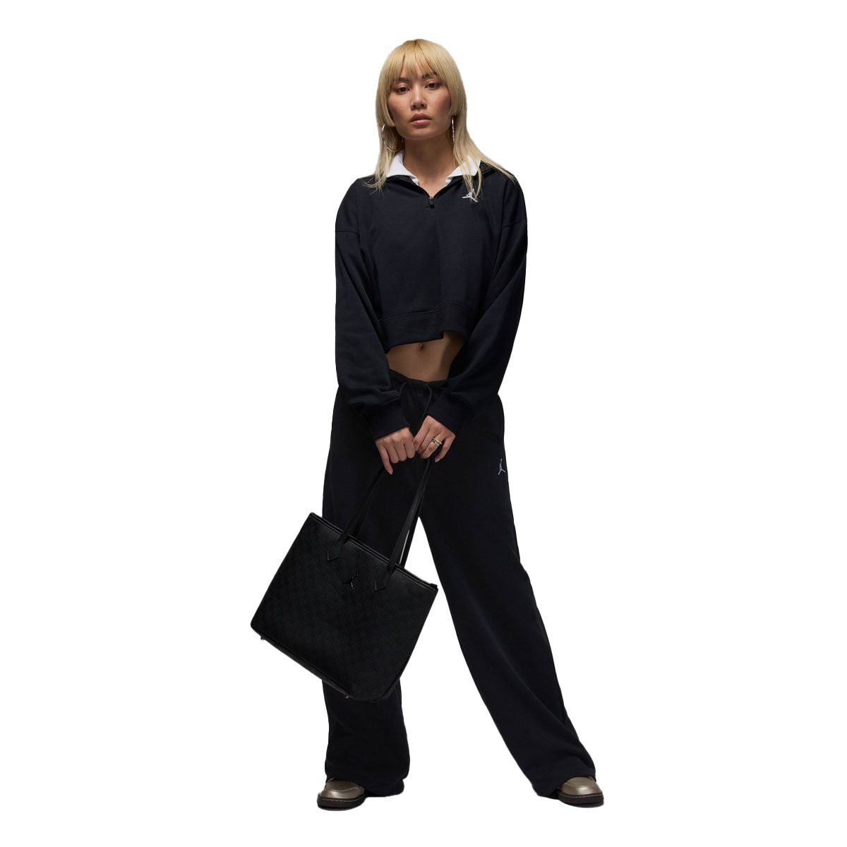 Jordan Womens Brooklyn Fleece Quarter Zip Pullover