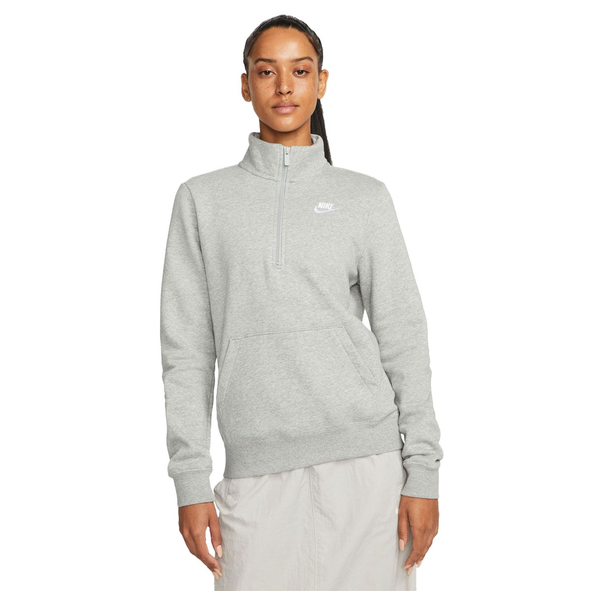 Nike Womens Sportswear Club Fleece Half Zip Pullover