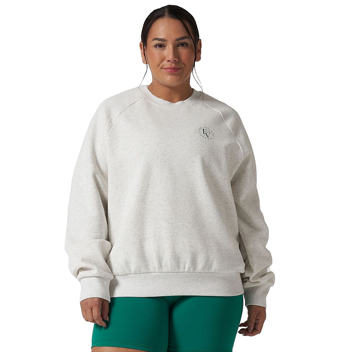 Ell/Voo Womens Mae Fleece Crew Sweatshirt