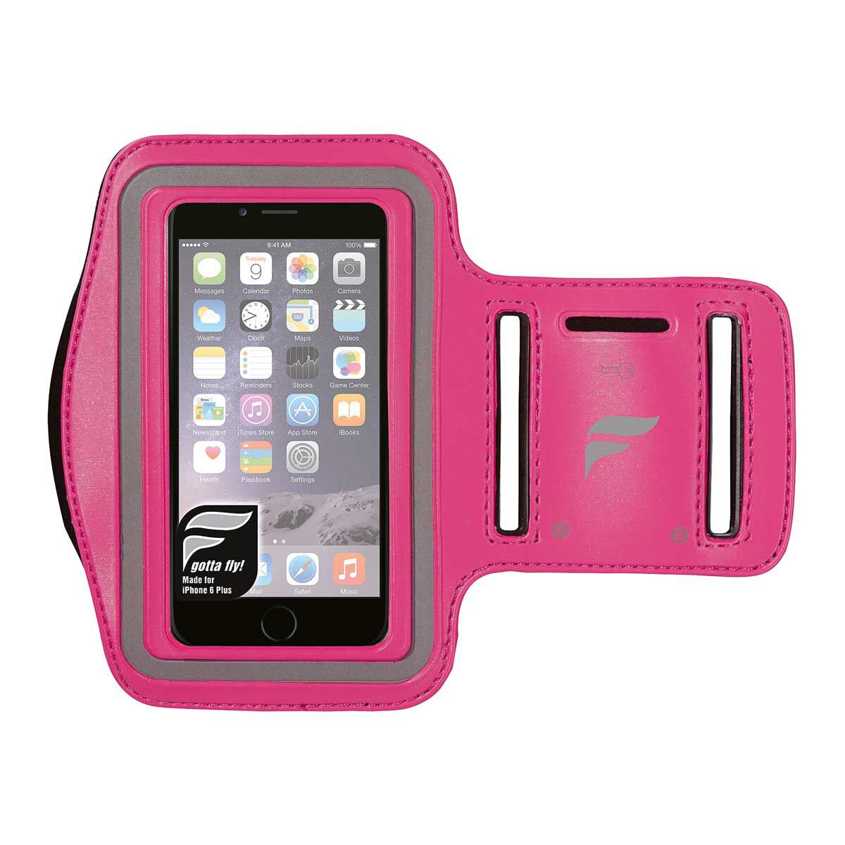 Fly Active iPhone 6 Plus Audio Armband Pink OSFA