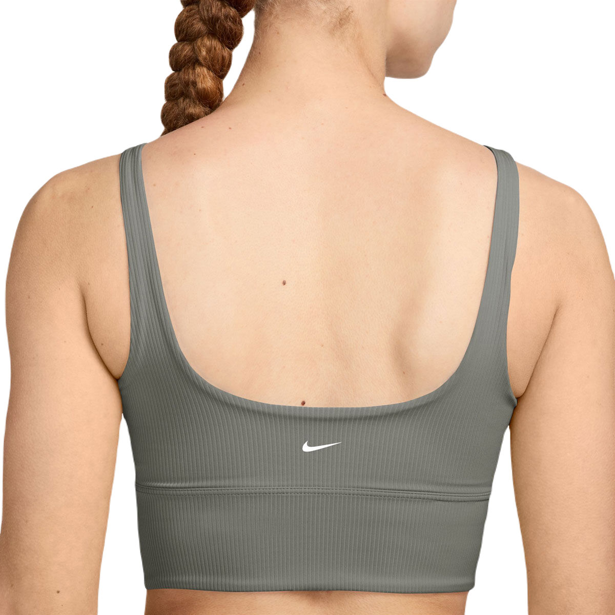 Nike Womens Zenvy Wide Ribbed Light Support Longline Sports Bra