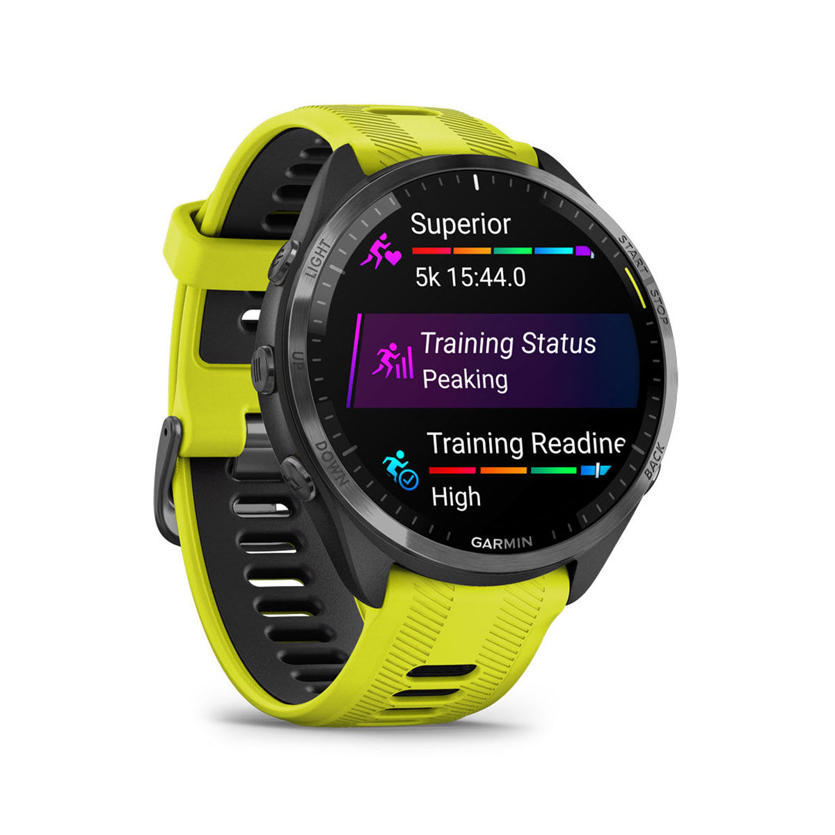 Garmin Forerunner 965 Watch - Amp Yellow Black