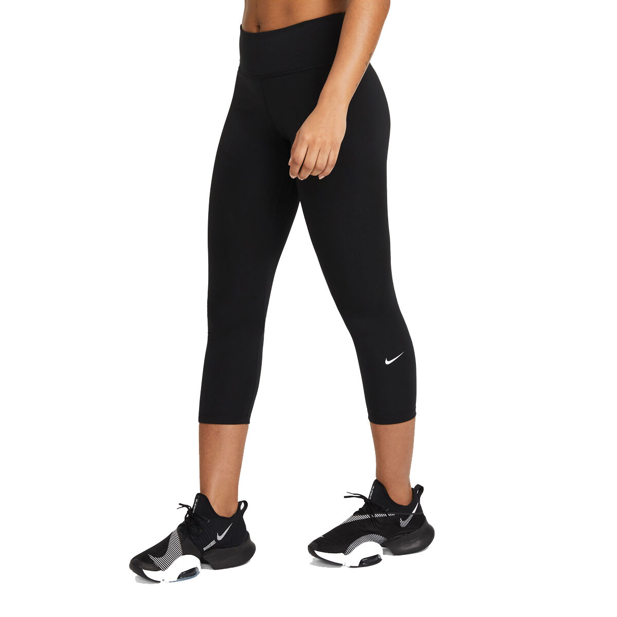 Nike Womens One Dri-FIT Mid Rise Crop Tights