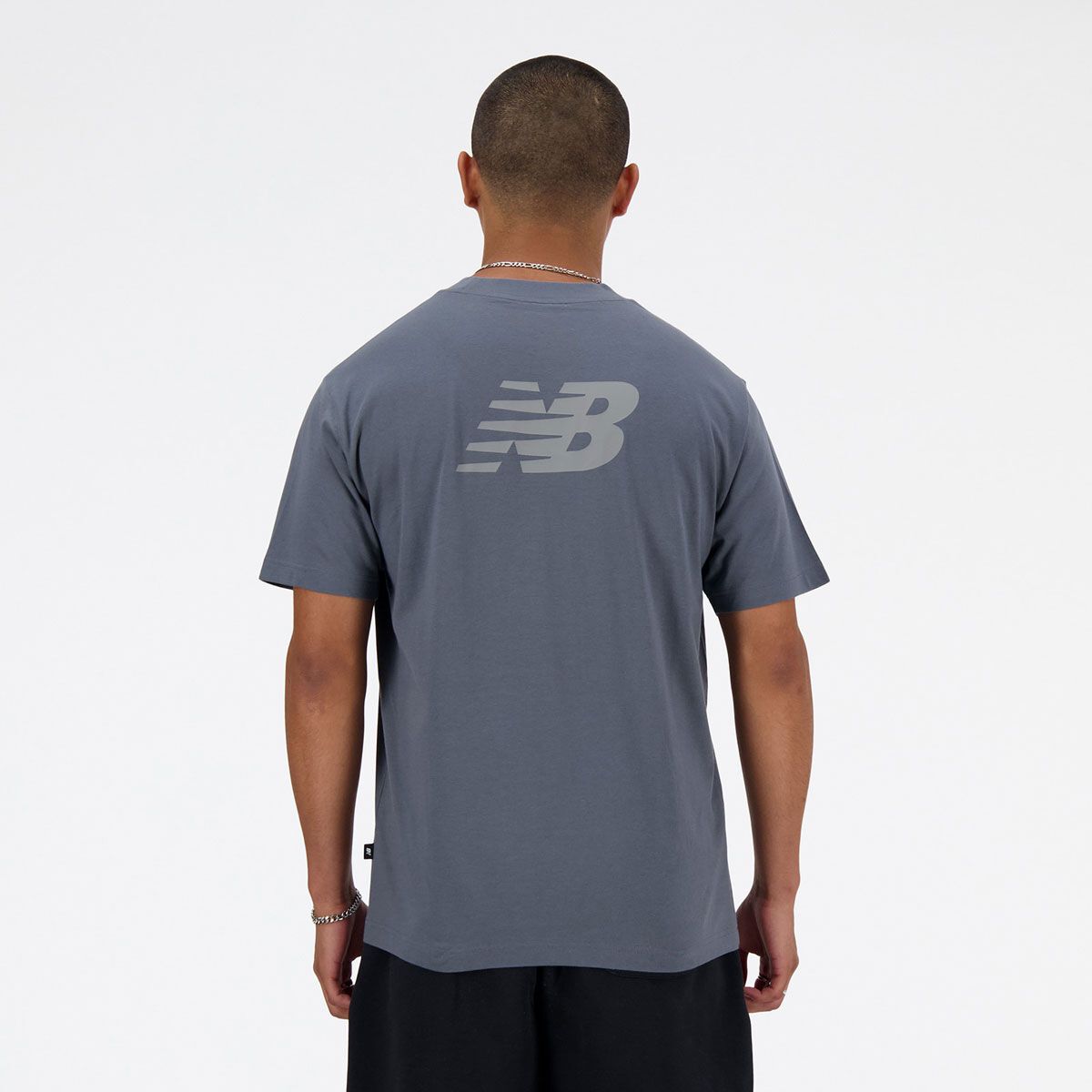 New Balance Mens Relaxed Logo Tee