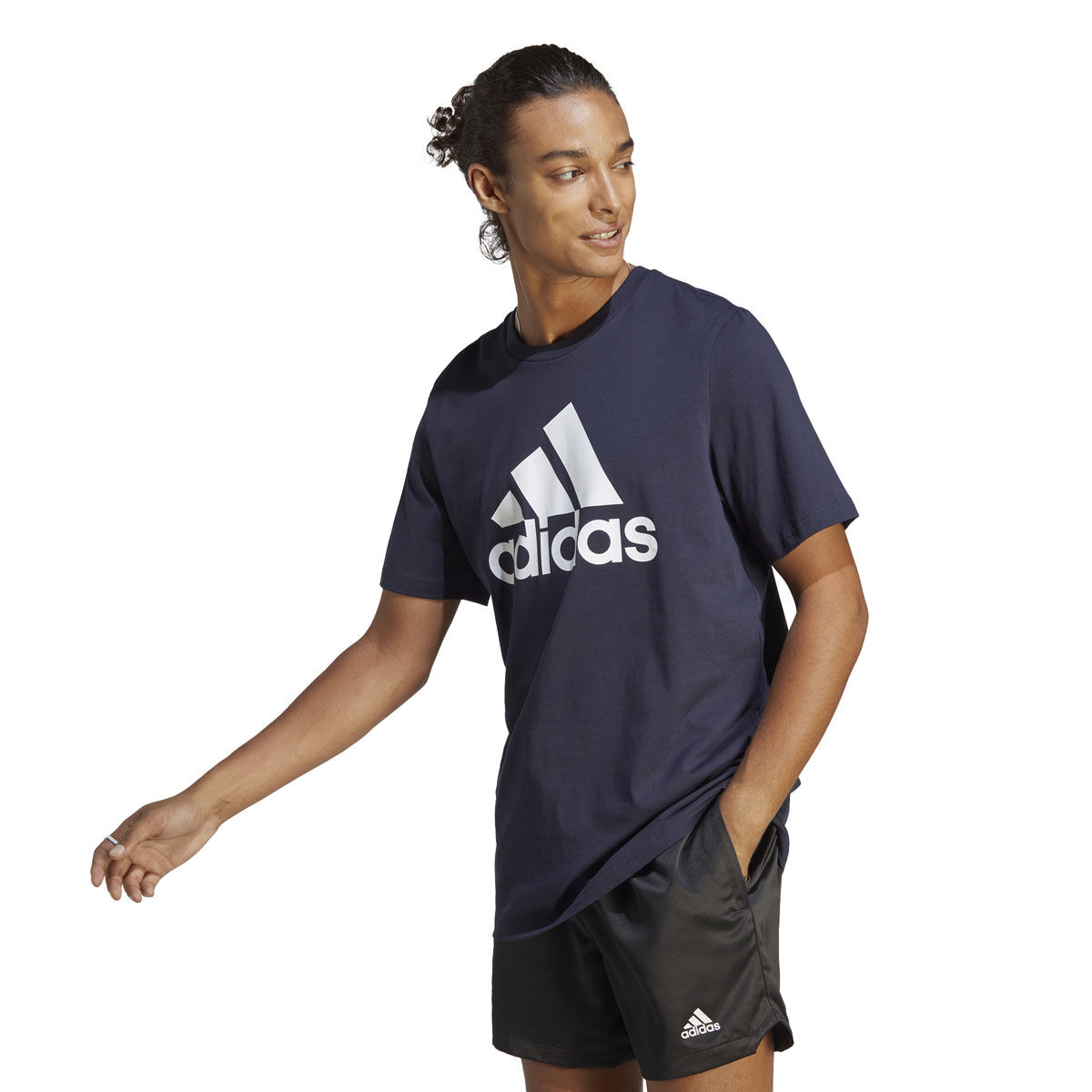 adidas Mens Essentials Big Logo Tee