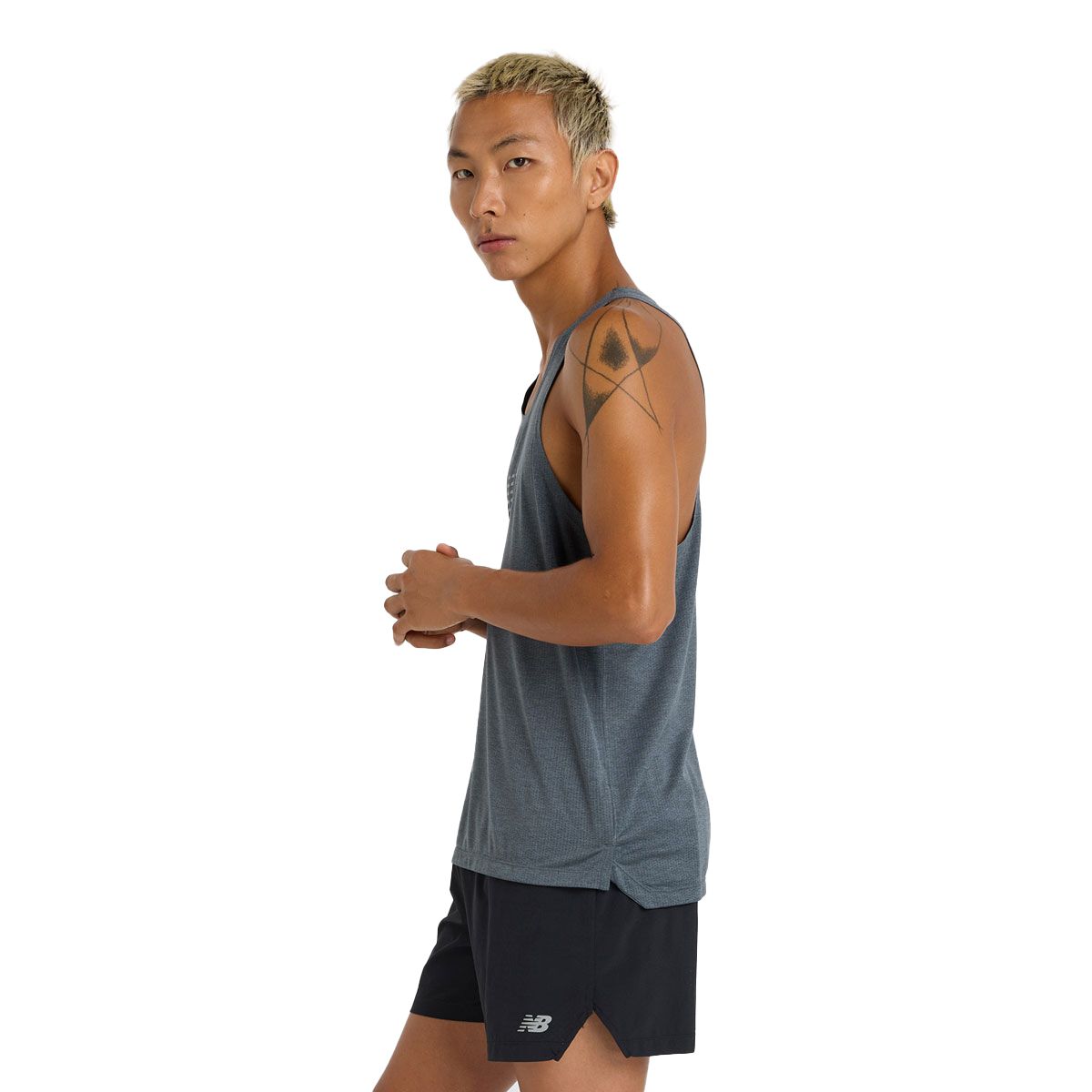 New Balance Mens Athletics Run Graphic Running Singlet