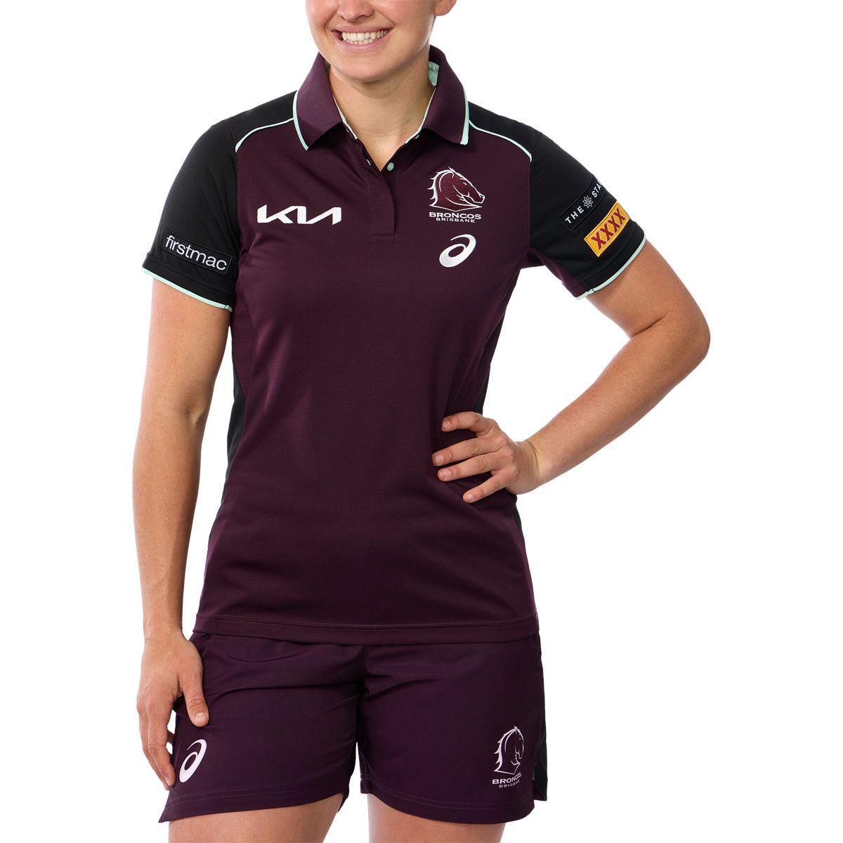 Brisbane Broncos 2025 Womens Training Polo