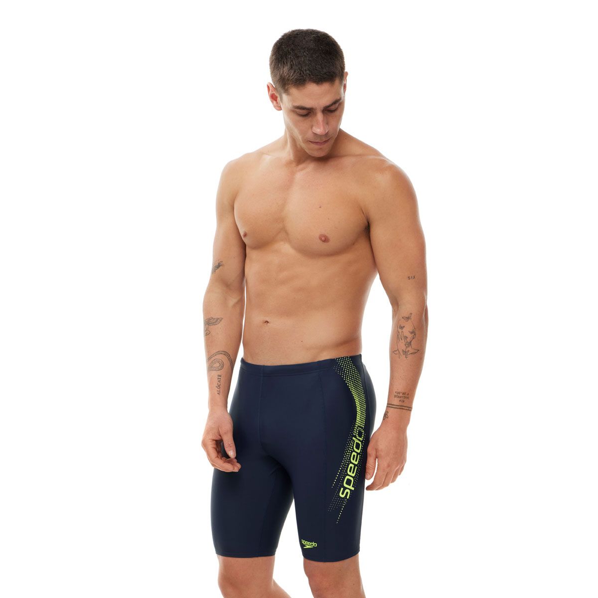 Speedo Mens Sport Logo Panel Jammer