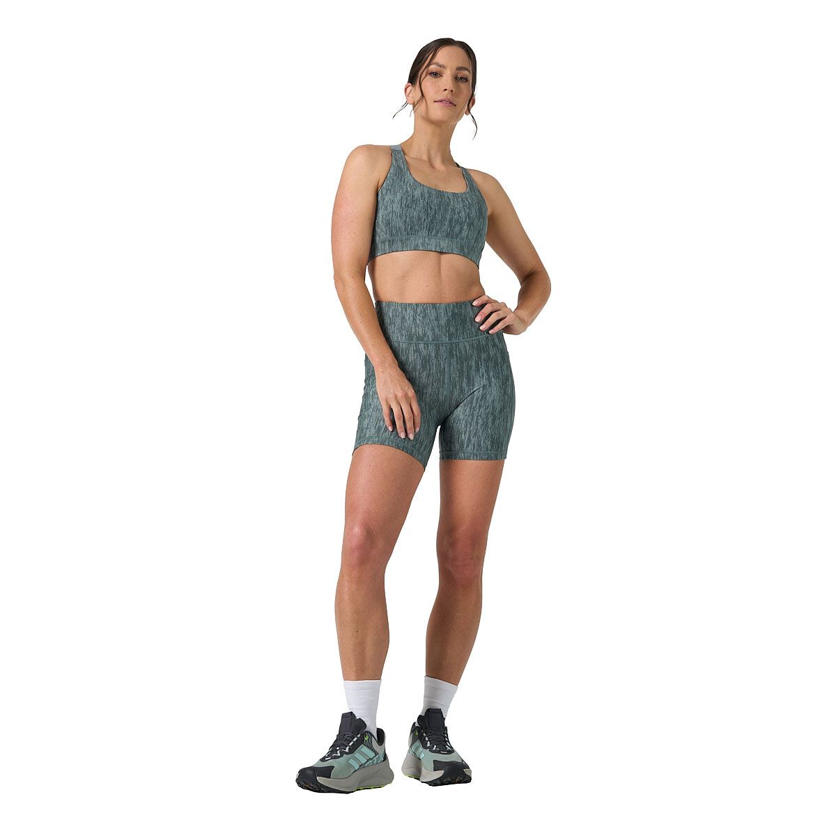 Ell/Voo Womens Kara Crop Sports Bra