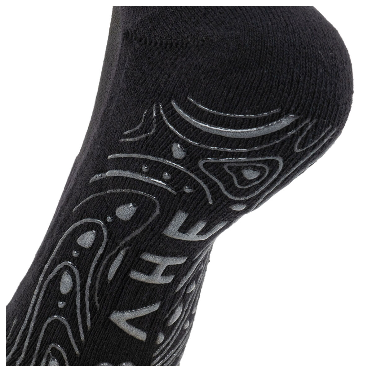 Bahe Grounded Grippy Ankle Socks Anthracite